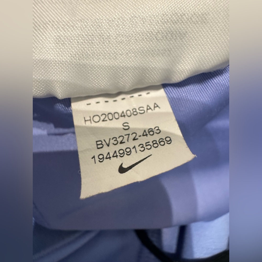 Nike Pro Running Mid Rise Compression Leggings Sky Blue Size S - Picture 5 of 5